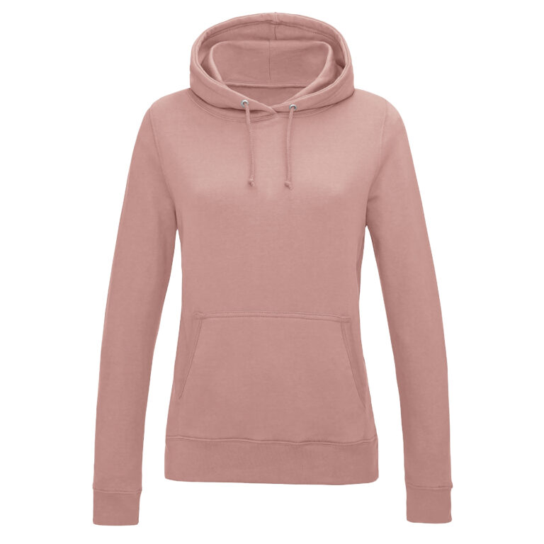 Bluza Damska Klasyczna Czesana Bawełniana JH001F - Dusty Pink