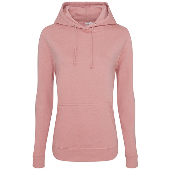 Bluza Damska Klasyczna Czesana Bawelniana JH001F - Dusty Pink