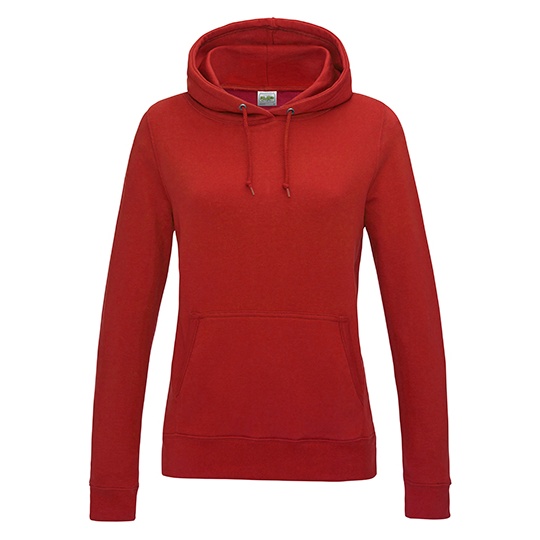 Bluza Damska Klasyczna Czesana Bawelniana JH001F - Fire Red