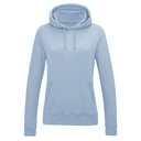 Bluza Damska Klasyczna Czesana Bawełniana JH001F - Sky Blue