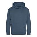 Bluza Dziecięca Klasyczna Czesana z Kapturem JH001K - Airforce Blue