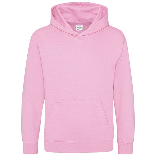 Bluza Dziecieca Klasyczna Czesana z Kapturem JH001K - Baby Pink