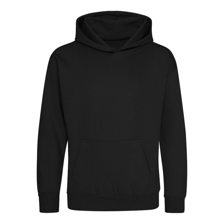 Bluza Dziecięca Klasyczna Czesana z Kapturem JH001K - Black Smoke