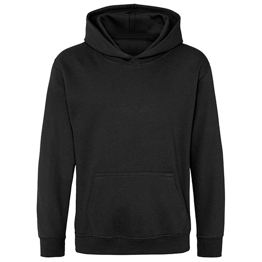 Bluza Dziecieca Klasyczna Czesana z Kapturem JH001K - Black Smoke