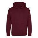 Bluza Dziecięca Klasyczna Czesana z Kapturem JH001K - Burgundy