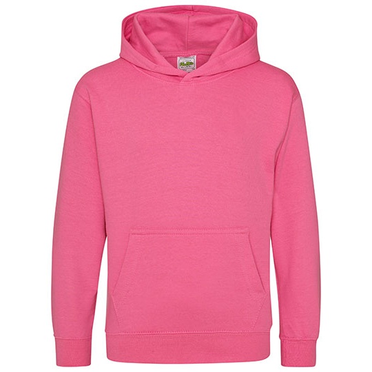 Bluza Dziecieca Klasyczna Czesana z Kapturem JH001K - Candyfloss Pink