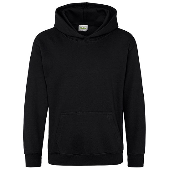 Bluza Dziecieca Klasyczna Czesana z Kapturem JH001K - Deep Black