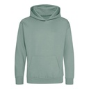 Bluza Dziecięca Klasyczna Czesana z Kapturem JH001K - Dusty Green