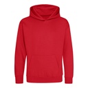 Bluza Dziecięca Klasyczna Czesana z Kapturem JH001K - Fire Red