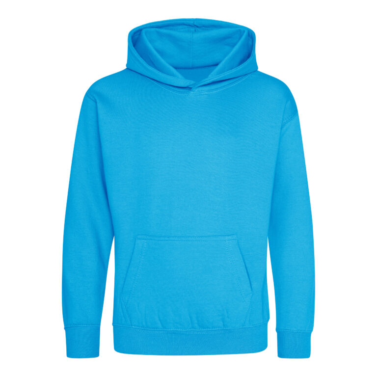 Bluza Dziecięca Klasyczna Czesana z Kapturem JH001K - Hawaiian Blue