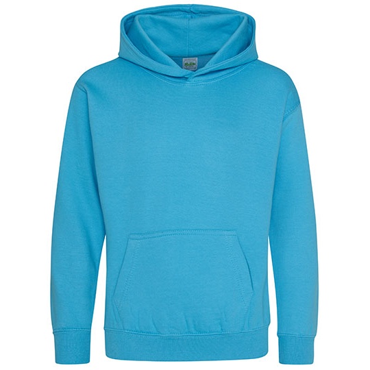 Bluza Dziecieca Klasyczna Czesana z Kapturem JH001K - Hawaiian Blue