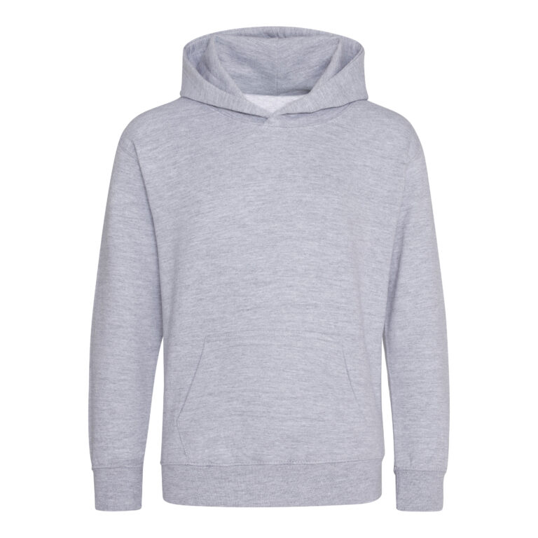 Bluza Dziecięca Klasyczna Czesana z Kapturem JH001K - Heather Grey