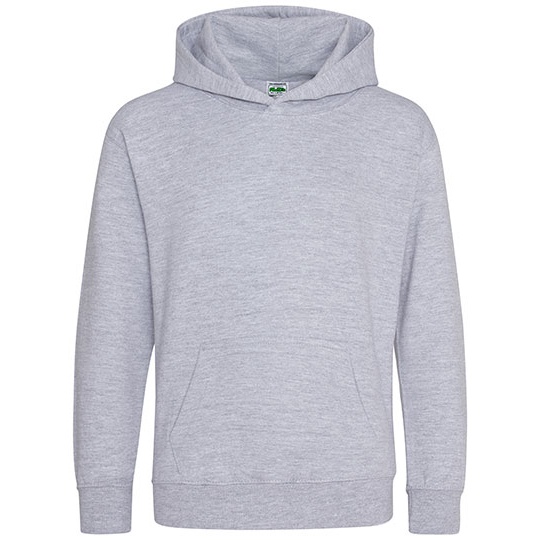 Bluza Dziecieca Klasyczna Czesana z Kapturem JH001K - Heather Grey