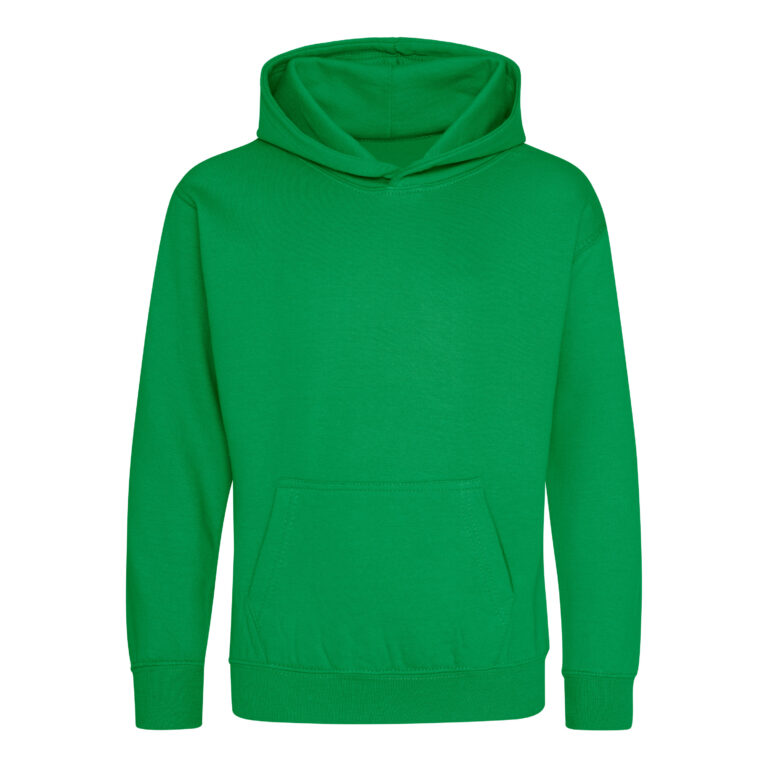 Bluza Dziecięca Klasyczna Czesana z Kapturem JH001K - Kelly Green