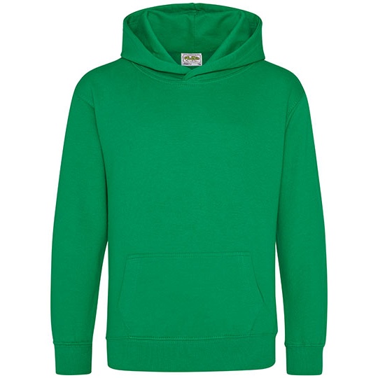 Bluza Dziecieca Klasyczna Czesana z Kapturem JH001K - Kelly Green