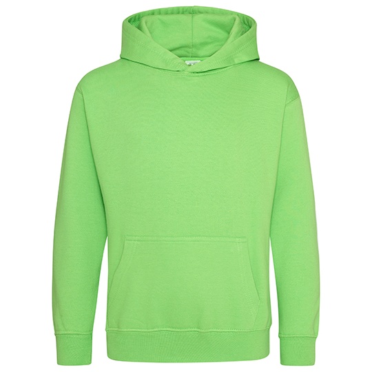 Bluza Dziecieca Klasyczna Czesana z Kapturem JH001K - Lime Green