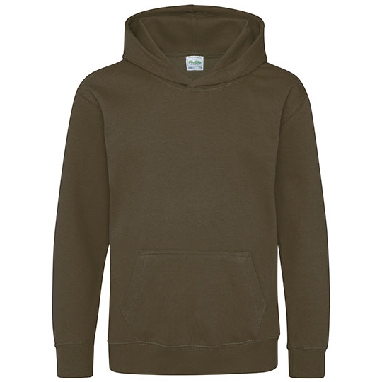 Bluza Dziecieca Klasyczna Czesana z Kapturem JH001K - Olive Green
