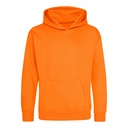 Bluza Dziecięca Klasyczna Czesana z Kapturem JH001K - Orange Crush
