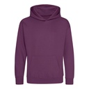 Bluza Dziecięca Klasyczna Czesana z Kapturem JH001K - Plum
