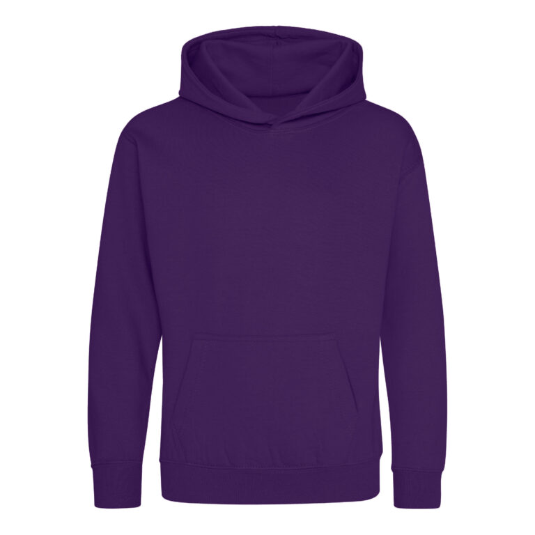 Bluza Dziecięca Klasyczna Czesana z Kapturem JH001K - Purple