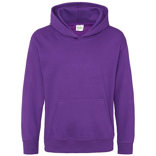 Bluza Dziecieca Klasyczna Czesana z Kapturem JH001K - Purple
