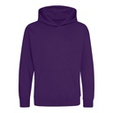 Bluza Dziecięca Klasyczna Czesana z Kapturem JH001K - Purple