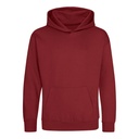 Bluza Dziecięca Klasyczna Czesana z Kapturem JH001K - Red Hot Chilli