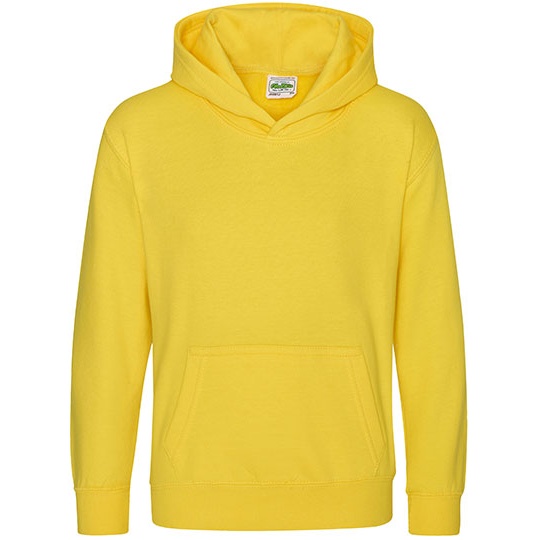 Bluza Dziecieca Klasyczna Czesana z Kapturem JH001K - Sun Yellow