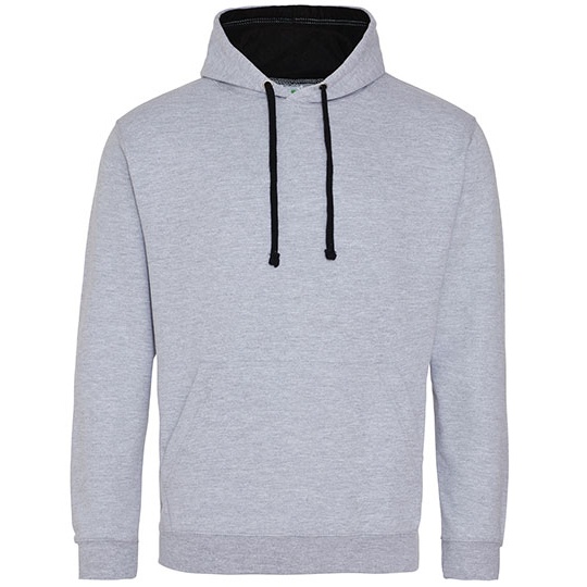 Bluza Klasyczna Bawelniana Czesana JH003 - Heather Grey & French Navy