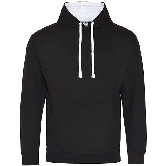 Bluza Klasyczna Bawelniana Czesana JH003 - Jet Black & Arctic White