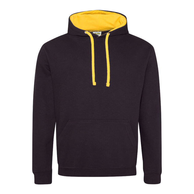Bluza Klasyczna Bawełniana Czesana JH003 - Jet Black & Gold