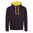 Bluza Klasyczna Bawełniana Czesana JH003 - Jet Black & Gold