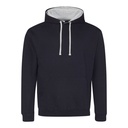 Bluza Klasyczna Bawełniana Czesana JH003 - New French Navy & Heather Grey