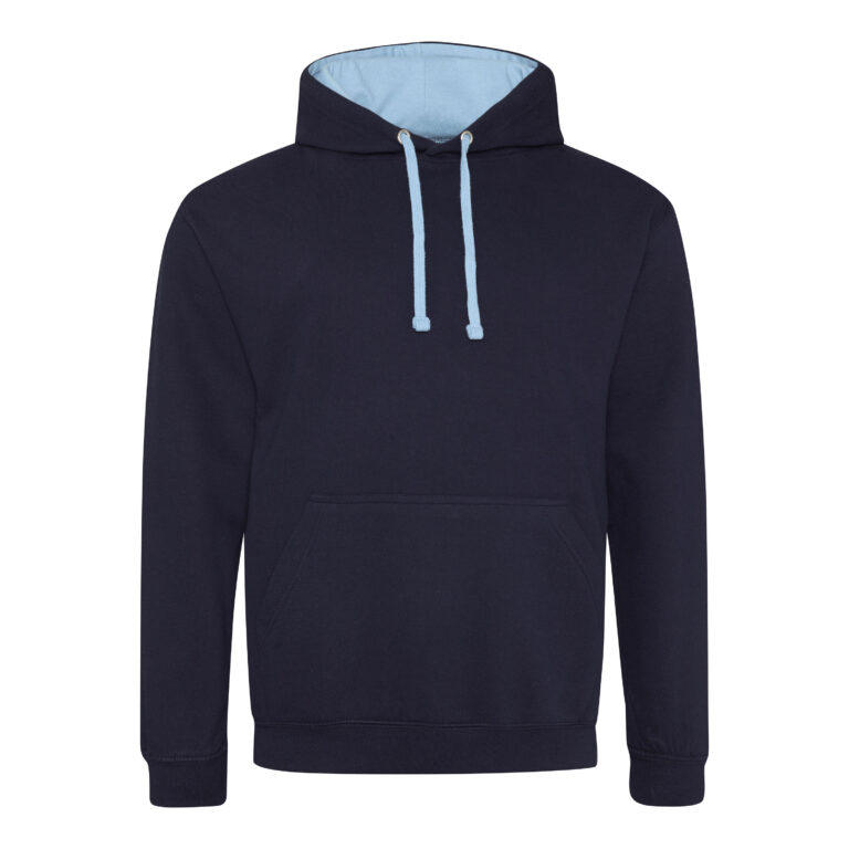 Bluza Klasyczna Bawełniana Czesana JH003 - New French Navy & Sky Blue