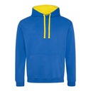 Bluza Klasyczna Bawełniana Czesana JH003 - Royal Blue & Sun Yellow