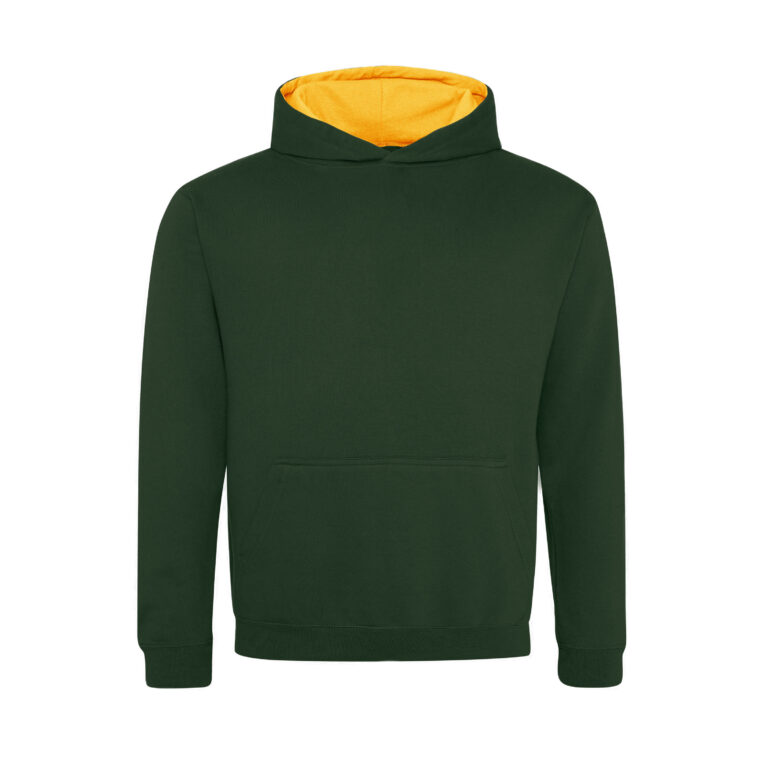 Bluza Dziecięca Klasyczna Czesana JH003K - Forest Green & Gold