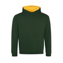 Bluza Dziecięca Klasyczna Czesana JH003K - Forest Green & Gold