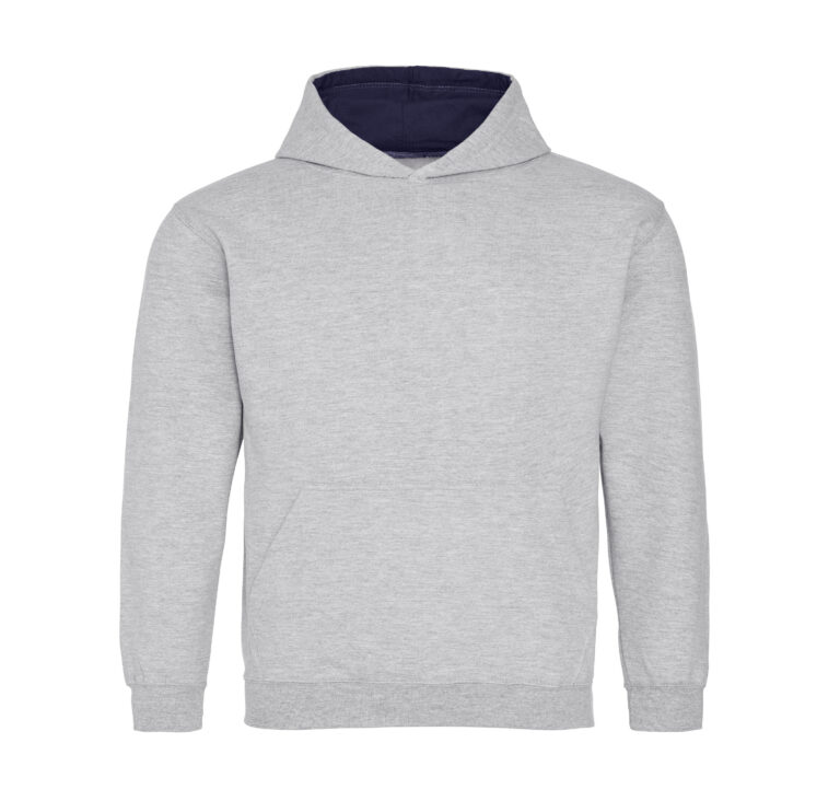 Bluza Dziecięca Klasyczna Czesana JH003K - Heather Grey & French Navy