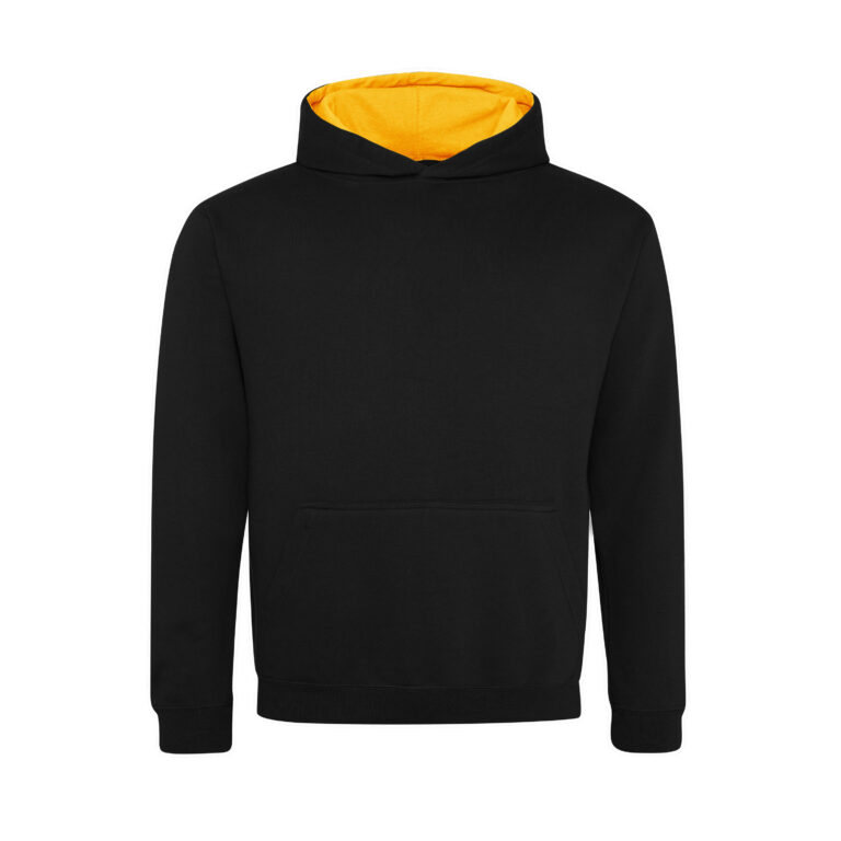 Bluza Dziecięca Klasyczna Czesana JH003K - Jet Black & Gold