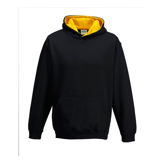 Bluza Dziecieca Klasyczna Czesana JH003K - Jet Black & Gold
