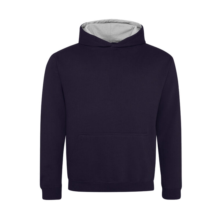 Bluza Dziecięca Klasyczna Czesana JH003K - New French Navy & Heather Grey