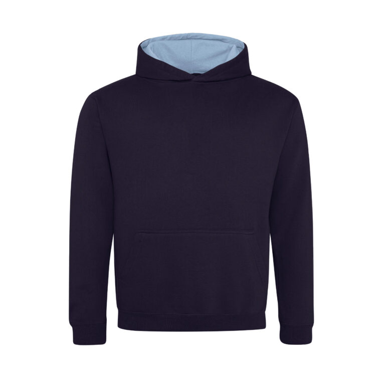 Bluza Dziecięca Klasyczna Czesana JH003K - New French Navy & Sky Blue