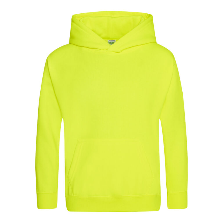 Bluza dziecieca z kapturem JH004K - Electric Yellow
