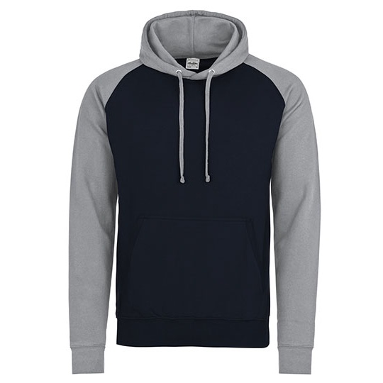 Bluza Klasyczna Bawelniana Czesana JH009 - Oxford Navy & Heather Grey