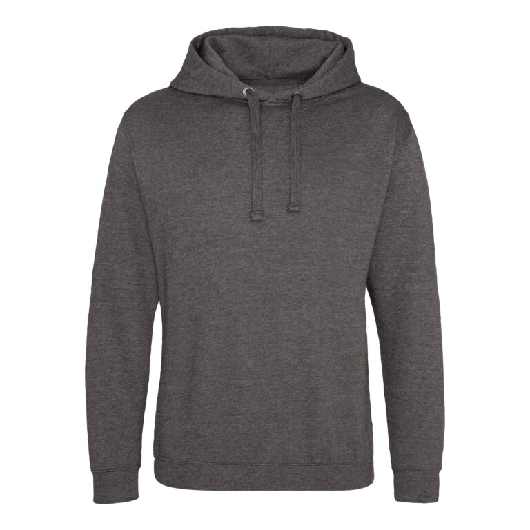 Bluza z Kapturem Bawełniana Czesana JH011 - Charcoal (Heather)