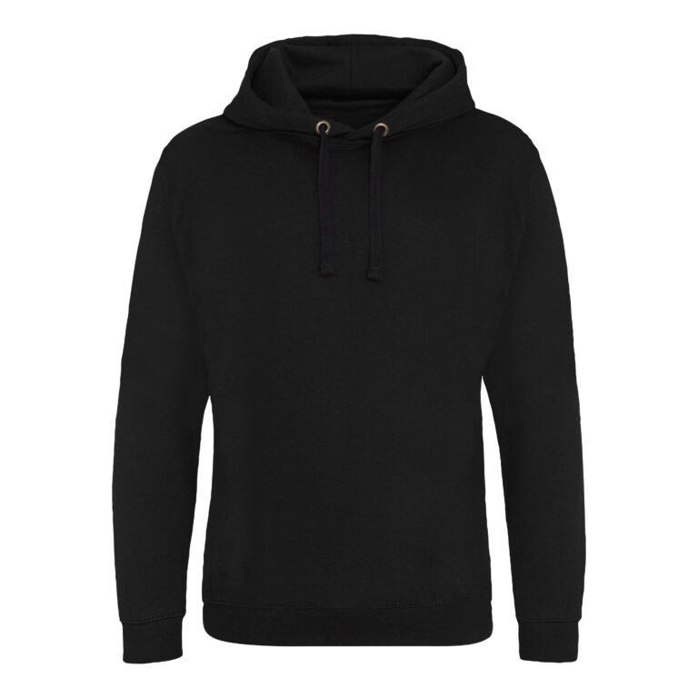 Bluza z Kapturem Bawełniana Czesana JH011 - Jet Black