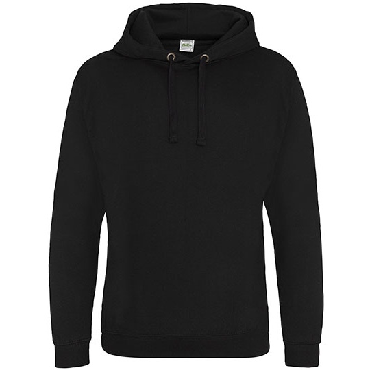 Bluza z Kapturem Bawelniana Czesana JH011 - Jet Black