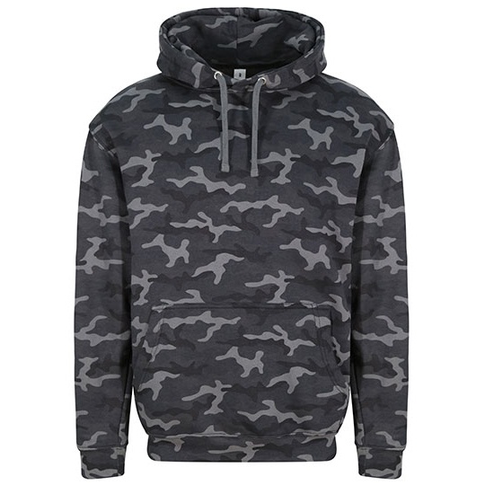 Bluza z kapturem JH014 - Black Camo