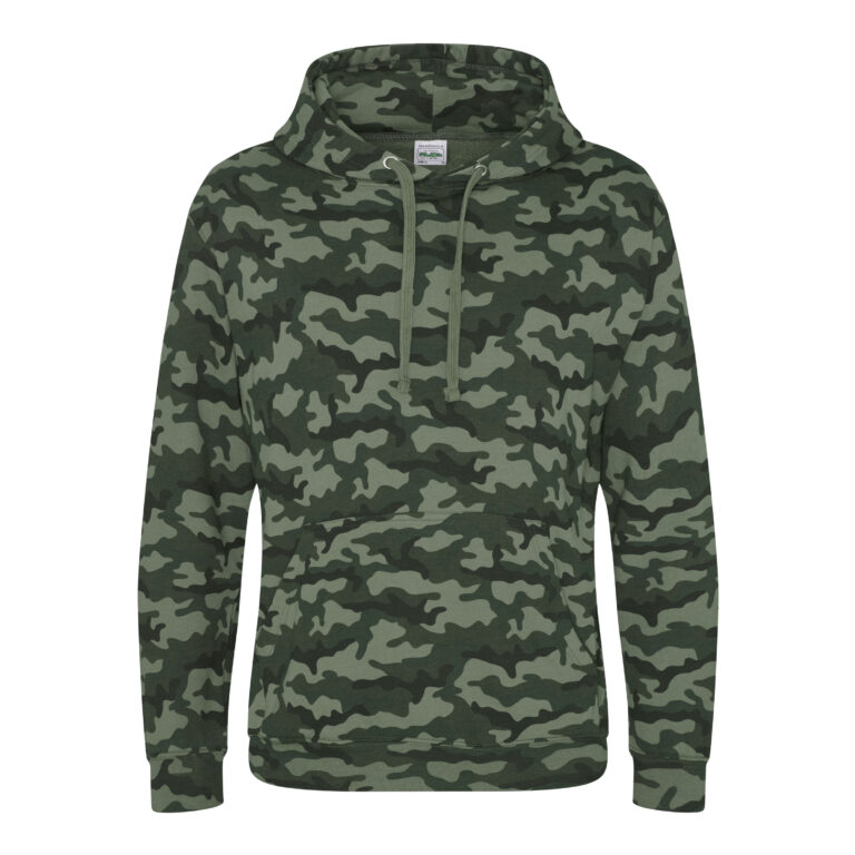 Bluza z kapturem JH014 - Green Camo