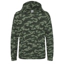 Dziecieca bluza moro z kapturem JH014J - Green Camo